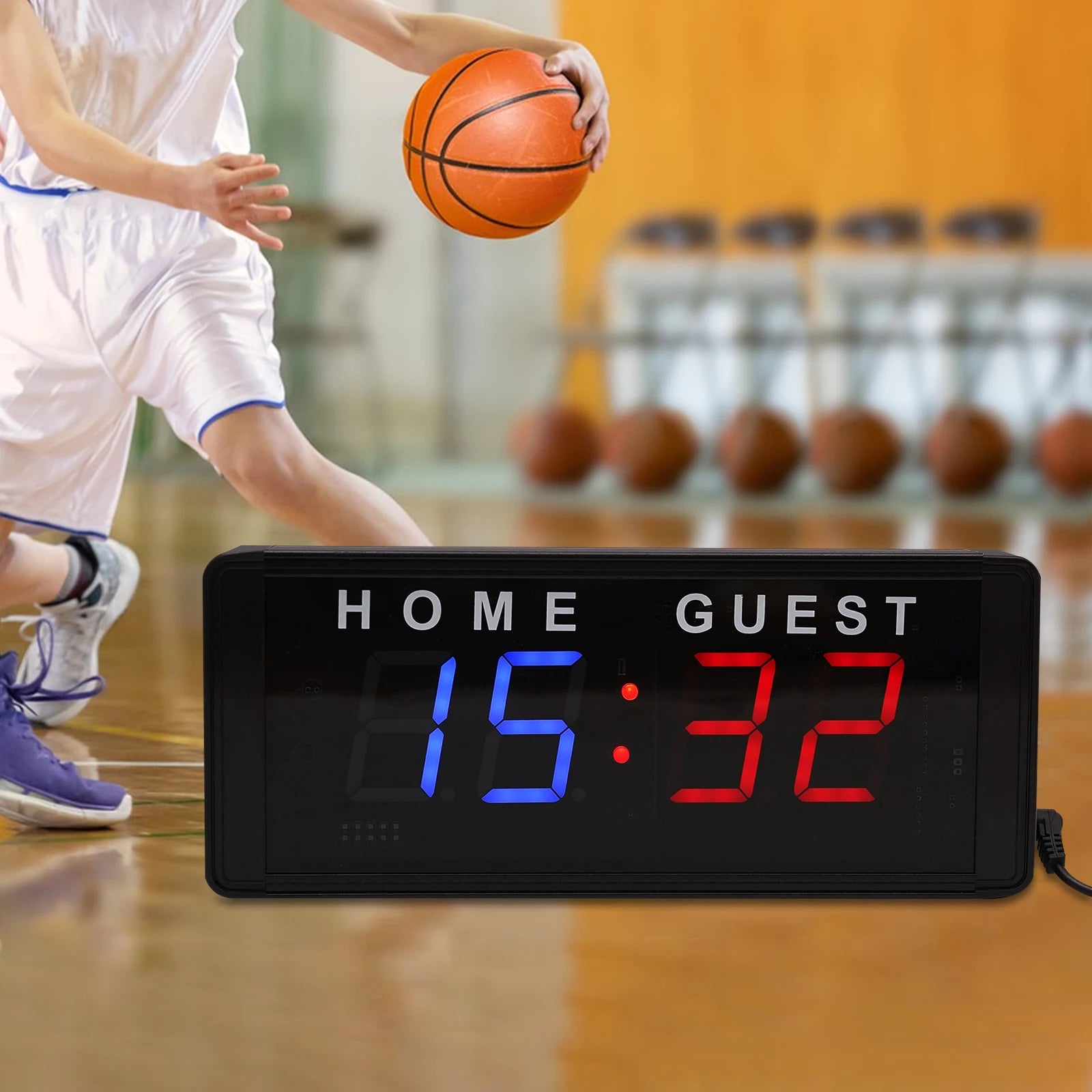 4-Digit LED Scoreboard with Remote