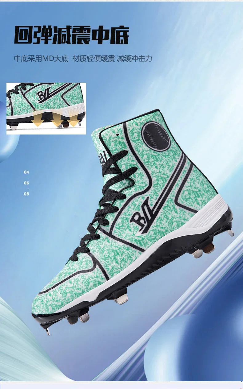 2026 Baseball Shoe Man High Top Sport Shoes Men