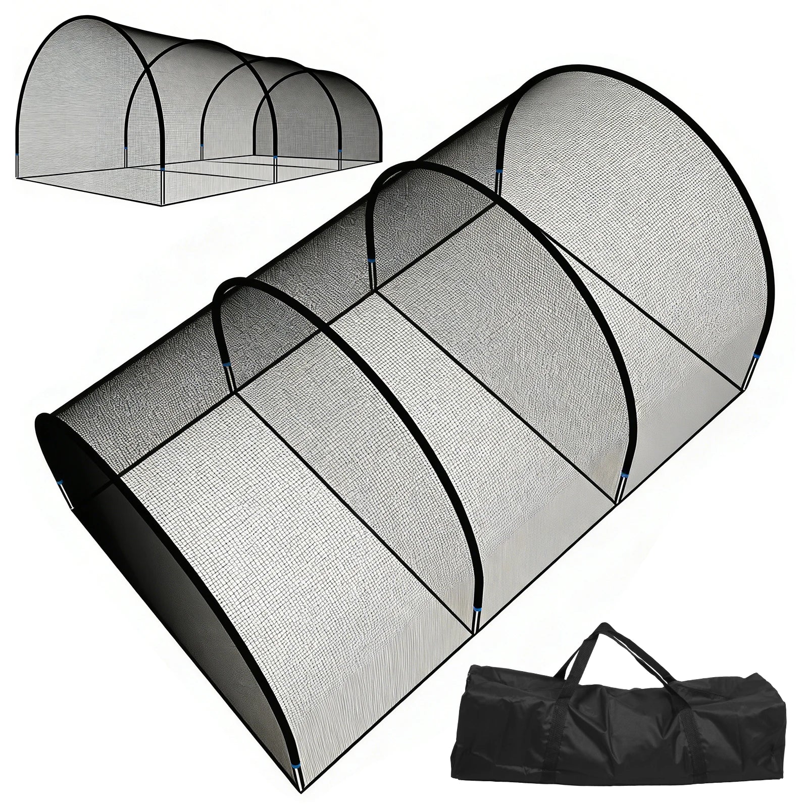 30FT Portable Baseball & Softball Batting Cage