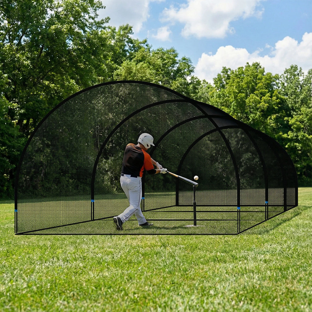 30FT Portable Baseball & Softball Batting Cage