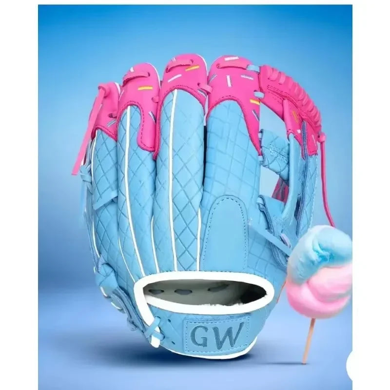 11.5/12.5inch Genuine Leather Baseball Gloves Professional Youths Adults Mitt Softball Training Catcher Gloves Sports Equipment