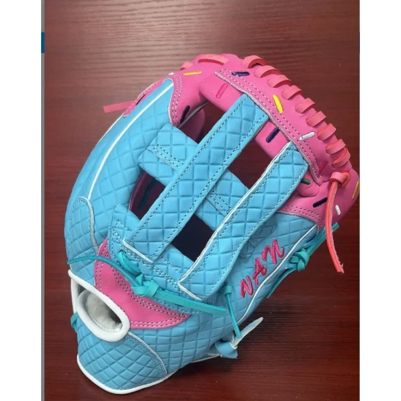 11.5/12.5inch Genuine Leather Baseball Gloves Professional Youths Adults Mitt Softball Training Catcher Gloves Sports Equipment
