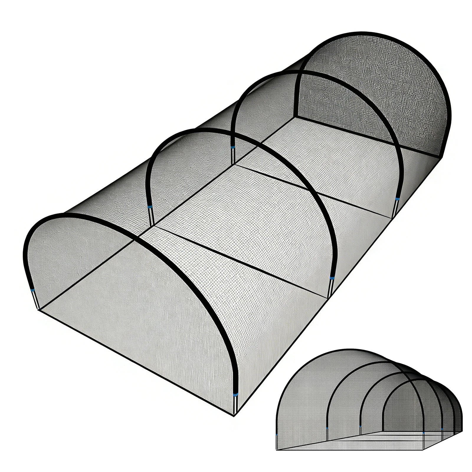 30FT Portable Baseball & Softball Batting Cage