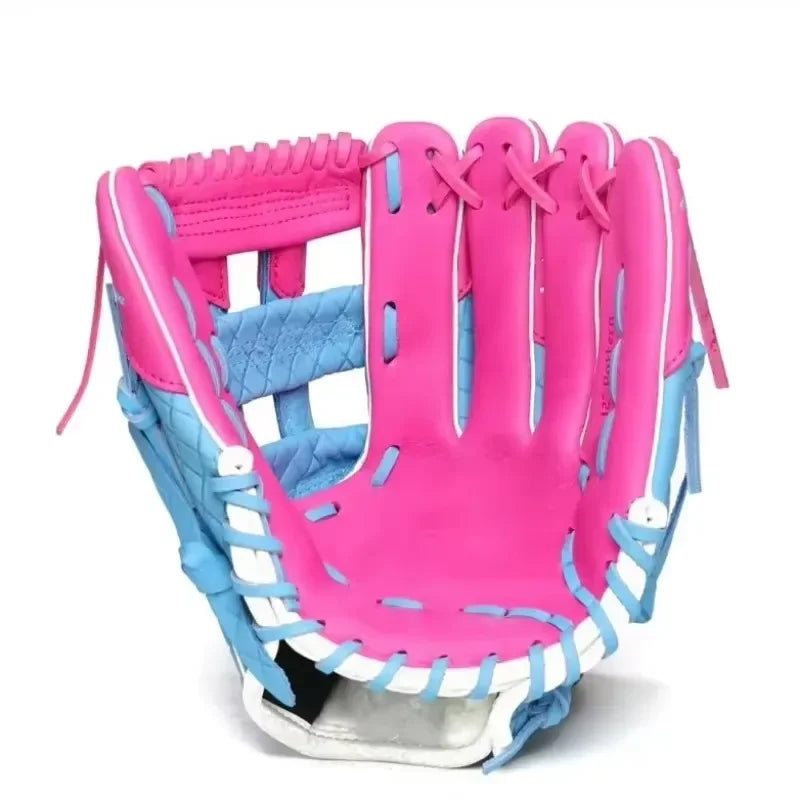 11.5/12.5inch Genuine Leather Baseball Gloves Professional Youths Adults Mitt Softball Training Catcher Gloves Sports Equipment