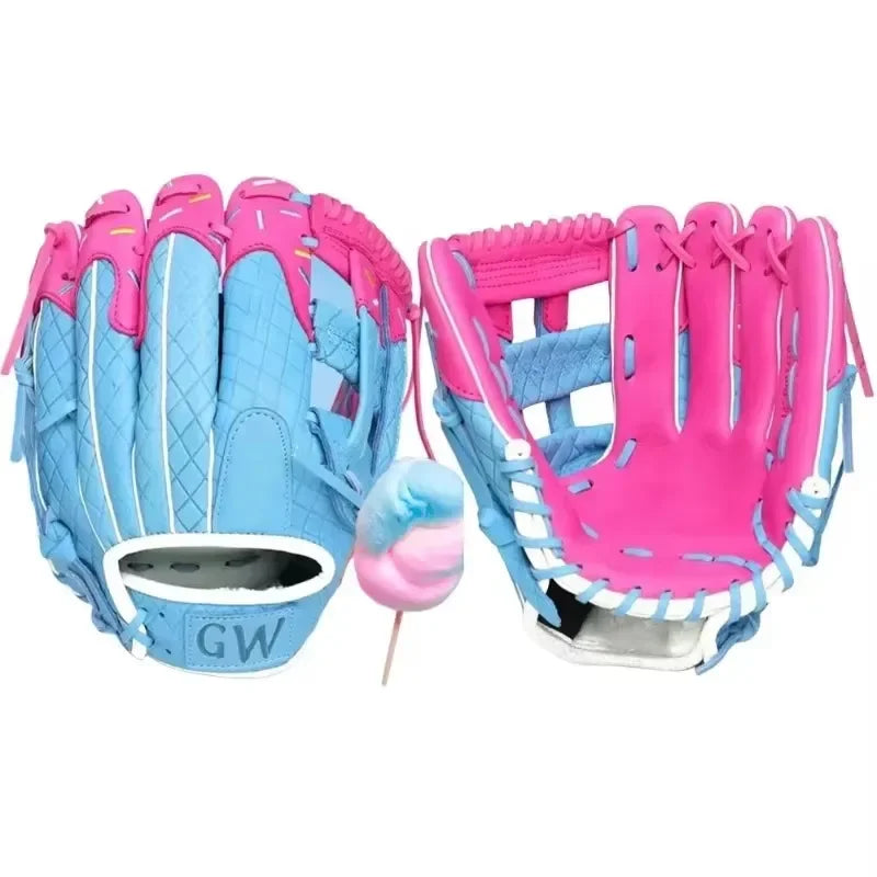 11.5/12.5inch Genuine Leather Baseball Gloves Professional Youths Adults Mitt Softball Training Catcher Gloves Sports Equipment