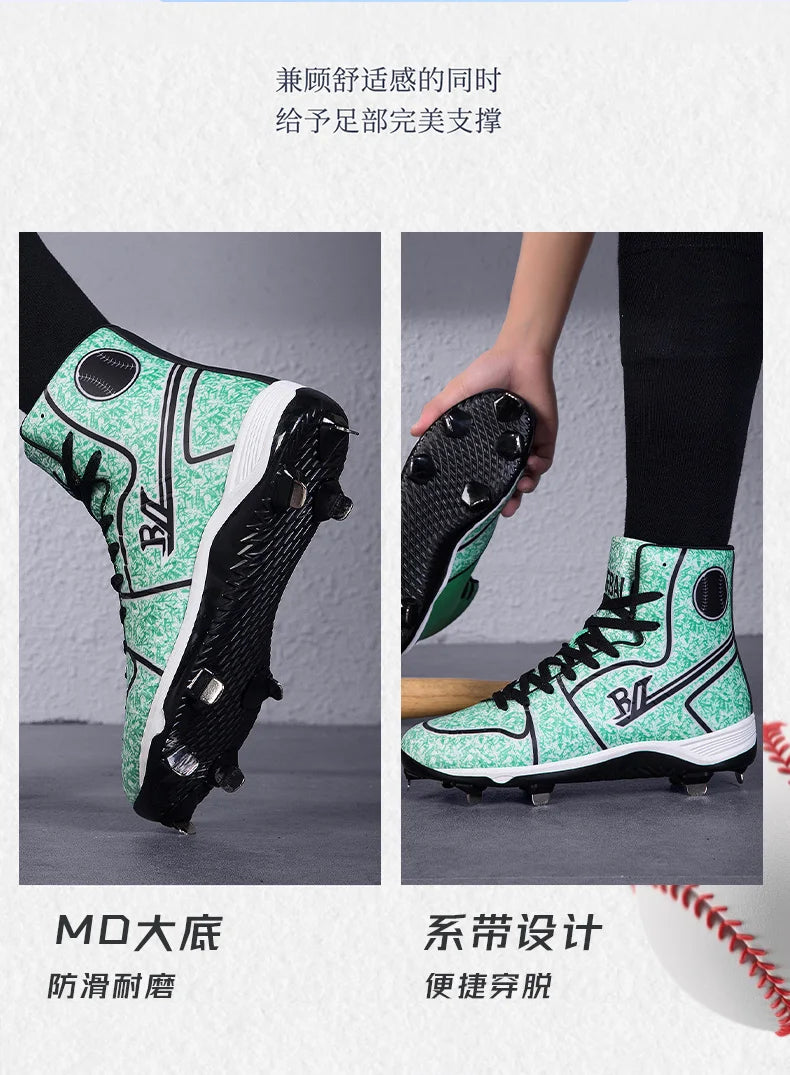 2026 Baseball Shoe Man High Top Sport Shoes Men