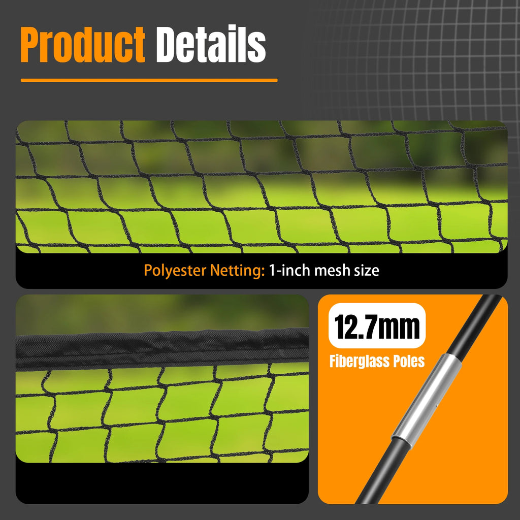 30FT Portable Baseball & Softball Batting Cage